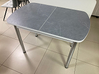 Стол обеденный раздвижной Пластик подстолье прямое (Будда)