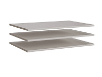 Полки для шкафа 2ств. Люмьер 3шт. (Кашемир)