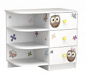 Тумба Смарти (Белый/Фотопечать Совята)