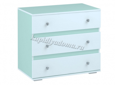 Комод Тифани КМ-07 (Кенди/Белый)