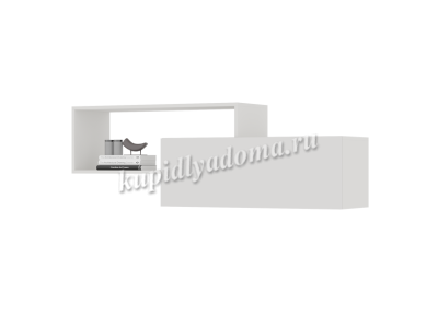 Полка Лаванда ПЛ 01 (Шагрень белый)  