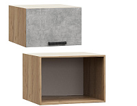 Шкаф верхний ШВГП 400 Кухня Призма (Бриз Супермат)