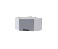 Шкаф верхний угловой УВ-2 360 кухня Контемп (Дуб сонома/Кашемир софт)