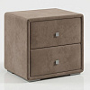 Тумба прикроватная Твист (Микровелюр/Песчано-бежевый)