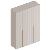 Шкаф Тефия 4ств. для одежды 1500*520*2200 (Тефия/Софт сантьяго)