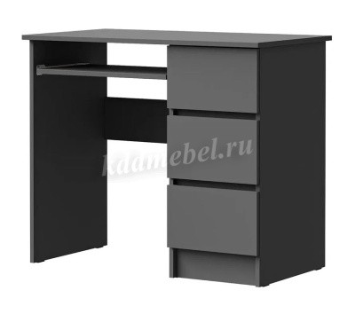 Стол письменный правый Лето МС-6 (Графит)