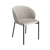 Стул обеденный Дени ткань (Дымчатый/Черный)