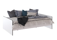 Кровать Асцелла 1.2 (Белый/Графит серый)