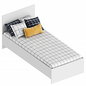 Кровать Бьянко 0.9 (Белый лофт)