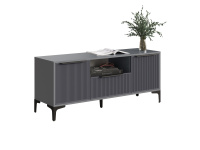 тв тумба Кимберли_серый графит_графит софт_белый фон_закрытый тв тумба Кимберли_серый графит_графит софт_белый фон_закрытый