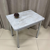 Стол обеденный Д17 раскладной (Цемент Светлый/Опоры хром)