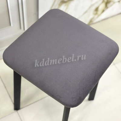 Табурет Френк (Графит велюр/Черный)