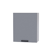 Шкаф верхний сушка с единым фасадом 6С кухня Марбл (Белый/Грей софт)
