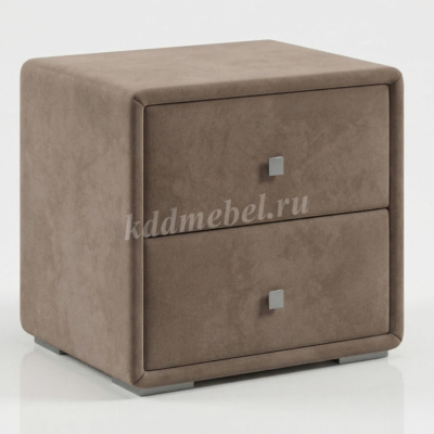 Тумба прикроватная Твист (Микровелюр/Песчано-бежевый)
