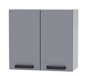 Шкаф верхний 6В56 кухня Марбл (Белый/Океан)