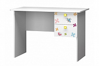 Стол письменный Смарти (Белый/Фотопечать Совята)