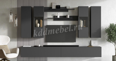 Полка Оникс навесной (Графит)