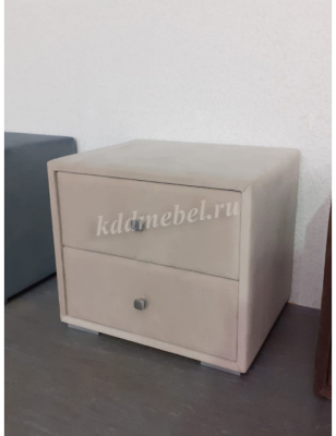 Тумба прикроватная Твист (Микровелюр/Бежевый)